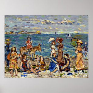 Poster Prendergast - À La Plage
