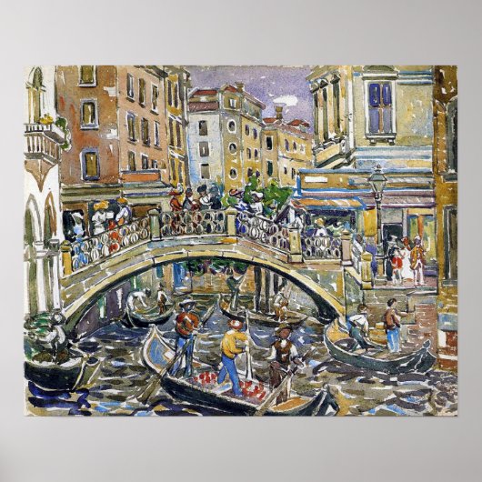 Poster Prendergast - Canal 1912 (Devant)