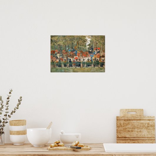 Poster Prendergast - Central Park (Cuisine)