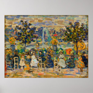 Poster Prendergast - Dans les jardins du Luxembourg
