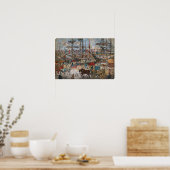 Poster Prendergast - Docks East Boston (Cuisine)