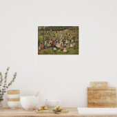 Poster Prendergast - Fête du Travail Central Park 1901 (Cuisine)