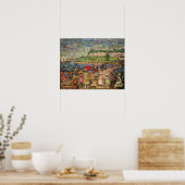 Poster Prendergast - Figures Sur Un Pont (Cuisine)