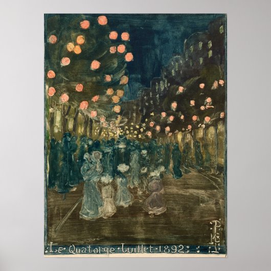 Poster Prendergast - Jour de la Bastille (Devant)