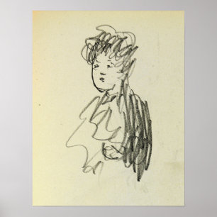 Poster Prendergast - Longueur du buste féminin