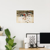 Poster Prendergast - Parapluies Dans La Pluie Venise (Bureau à domicile)