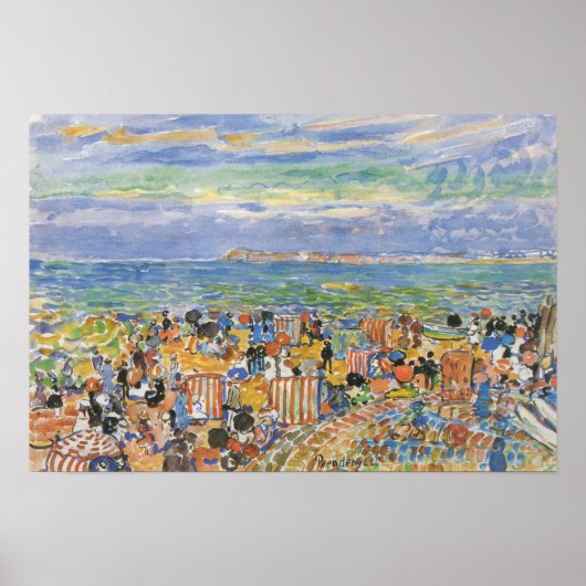 Poster Prendergast - St. Malo 1907 (Devant)