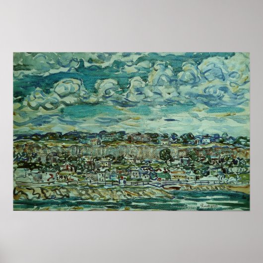 Poster Prendergast - St. Malo 1907 (Devant)