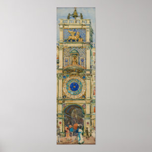 Poster Prendergast - Tour de l'horloge Venise