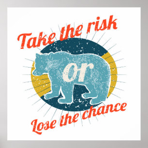 Poster Prendre des risques