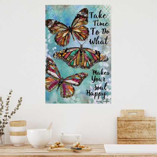 Poster Prendre du temps (Cuisine)