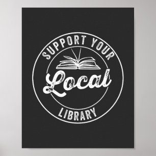 Poster prendre en charge votre bibliothèque locale