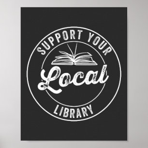 Poster prendre en charge votre libraire localY Carré Stic