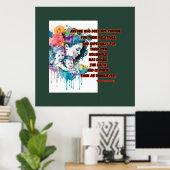 Poster Prendre soin de la famille : un acte fondamental d (Bureau à domicile)