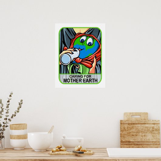 Poster : Prendre soin de la Terre Mère (Cuisine)