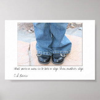 Poster Prendre une autre étape