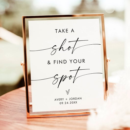 Poster Prendre une prise + Trouver votre emplacement | Ma