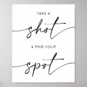 Poster Prendre une prise + Trouver votre emplacement | Ma (Devant)