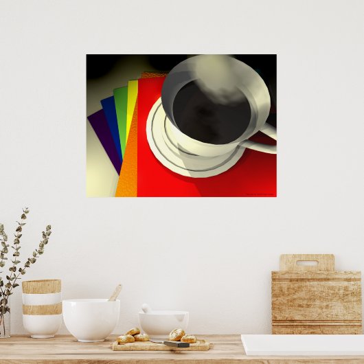 Poster Prends ta commande (Cuisine)