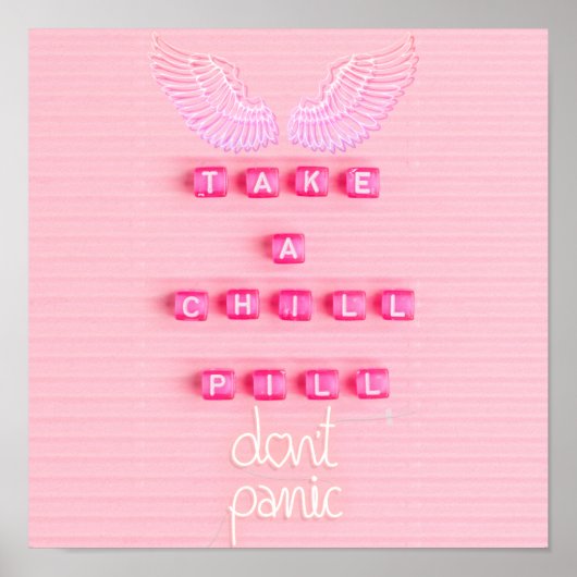 Poster Prends un calmant (Devant)