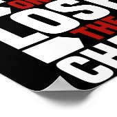 Poster Prenez le risque ou perdez la chance | chic (Coin)