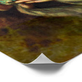 Poster Prenez le visage équitable de la femme, papillons  (Coin)