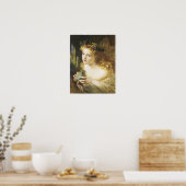 Poster Prenez le visage équitable de la femme, Peinture d (Cuisine)