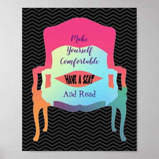 Poster Prenez place et lisez l'affiche (Devant)