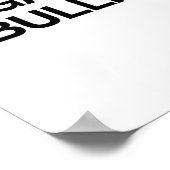 POSTER PRENEZ POSITION CONTRE LES BULLES (Coin)