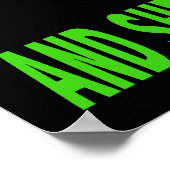 POSTER PRENEZ SOIN DE L'AFFICHAGE DE LA TERRE (Coin)