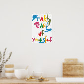 Poster Prenez soin de vous (Cuisine)