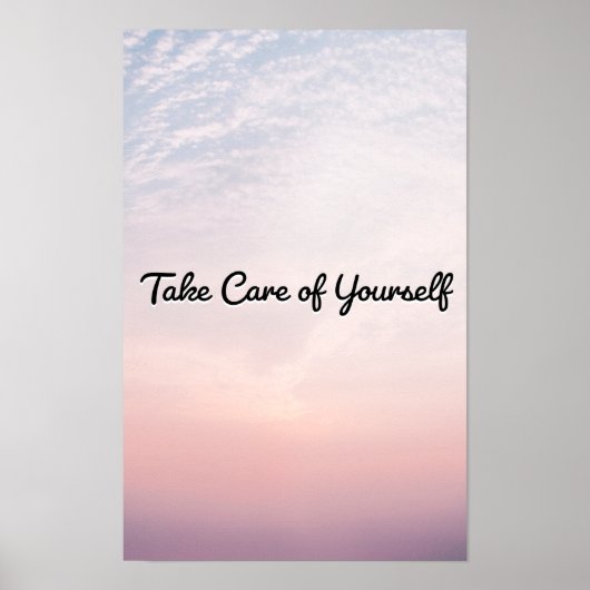 Poster Prenez soin de vous (Devant)