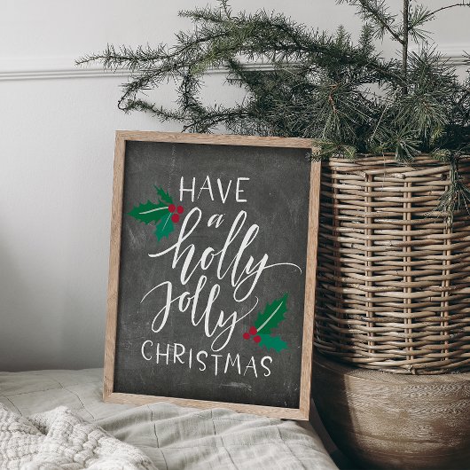 Poster Prenez un Holly Jolly Christmas