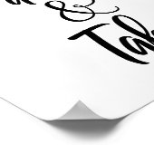 Poster Prenez une photo et prenez place - Texte noir Impr (Coin)