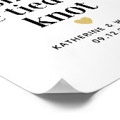 Poster Prenez une photo nous avons lié le noeud sur le pa (Coin)