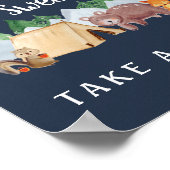 Poster Prenez Une Soirée De Traite Baby shower Animaux Bo (Coin)