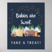 Poster Prenez Une Soirée De Traite Baby shower Animaux Bo (Devant)