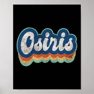 Poster Prénom garçon style vintage 70s 80s personnalisé