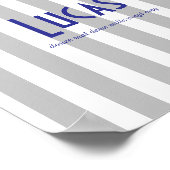 Poster prénom riviera gris (Coin)