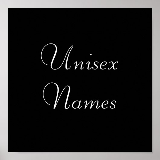 Poster Prénoms (Devant)