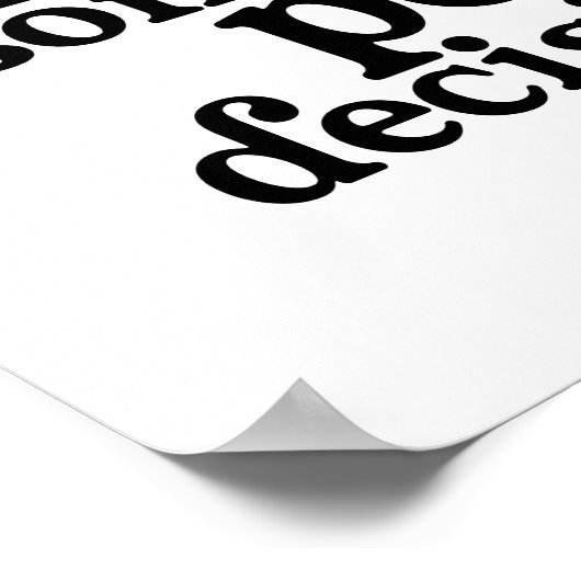 Poster Prenons des décisions pour (Coin)