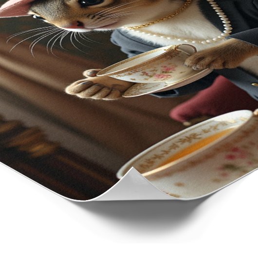 Poster Prenons du thé (Coin)