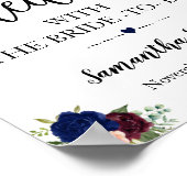 Poster Prenons le thé avec la future mariée pour un maria (Coin)