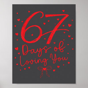 Poster Prépa 67 Jours À T'aimer Saint-Valentin Six Sept 6