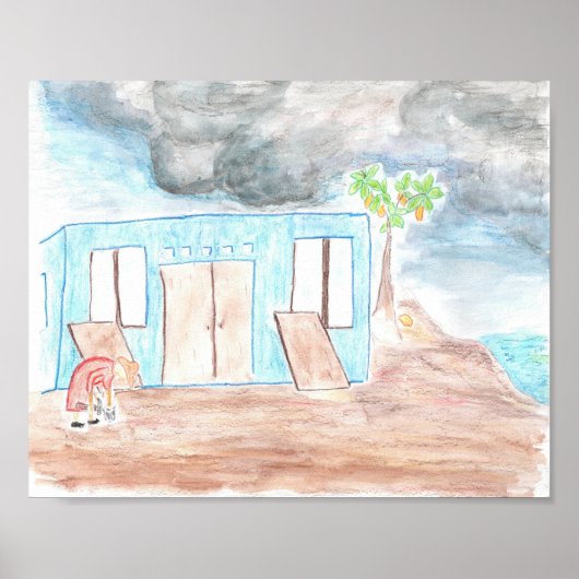Poster Préparation à la tempête (Devant)