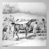 Poster Préparation d'une course (Devant)