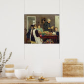 Poster Préparation pour Noël, 1896 (Cuisine)