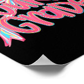 Poster Préparation rentrée 4e année rose nœud papillon Gi (Coin)