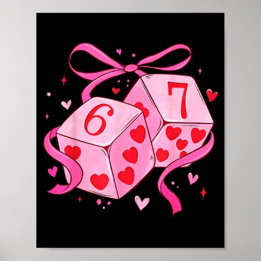 Poster Préparatoire Six Sept Valentin 6 7 Mème Drôle Coqu (Devant)