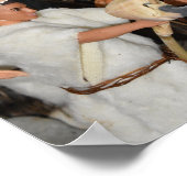 Poster Préparer une chasse préhistorique. (Coin)